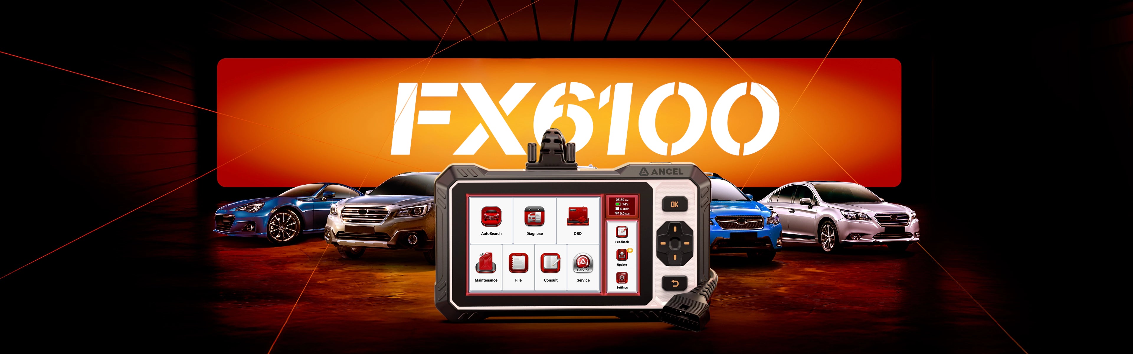 Ancel FX6100 tam sistem arıza tespit banner görseli